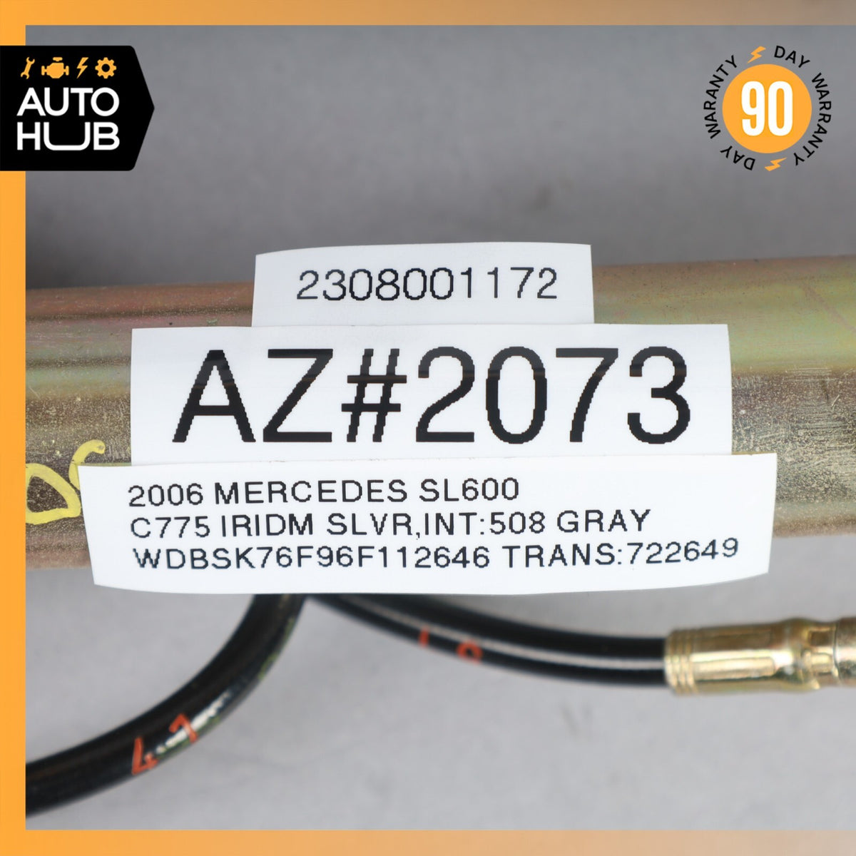Mercedes R230 SL600 SL55 Convertible Left Side Main Top Drive Lift Cylinder OEM - photo 12