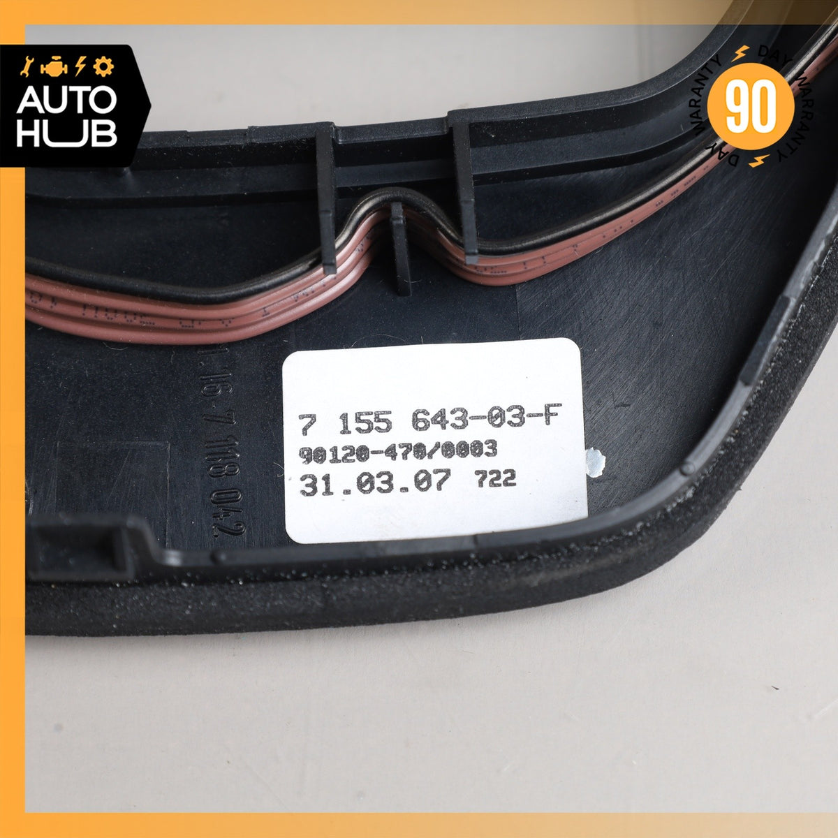 06-13 BMW E90 328i 335i Automatic Transmission Gear Shifter Trim Bezel OEM 67k - photo 8