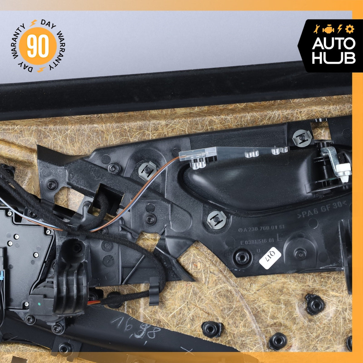 09-12 Mercedes R230 SL550 Interior Door Panel Left Driver Side Black OEM - photo 16
