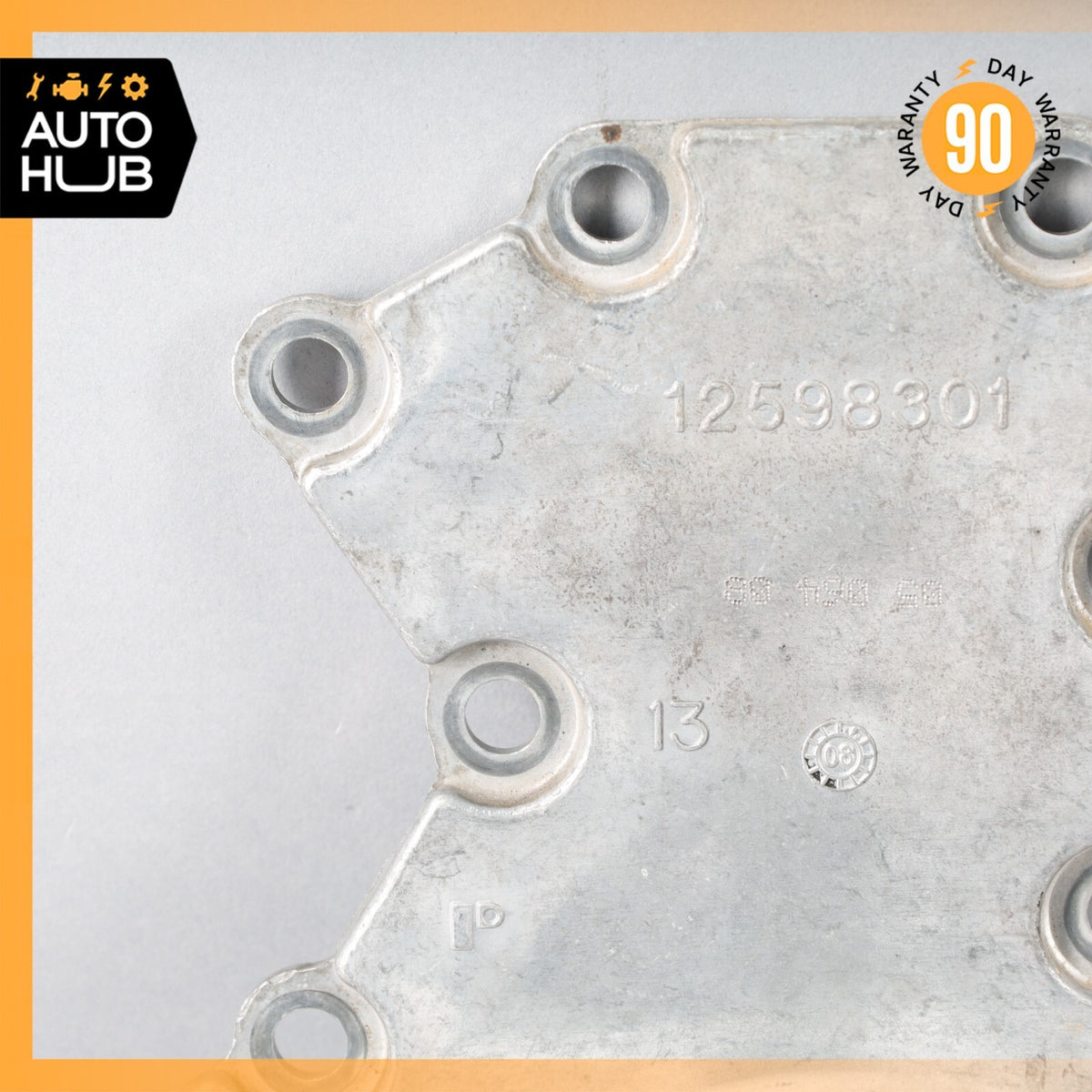 Chevrolet Corvette C6 Engine Rear Crankshaft Retainer Seal Plate OEM - photo 2