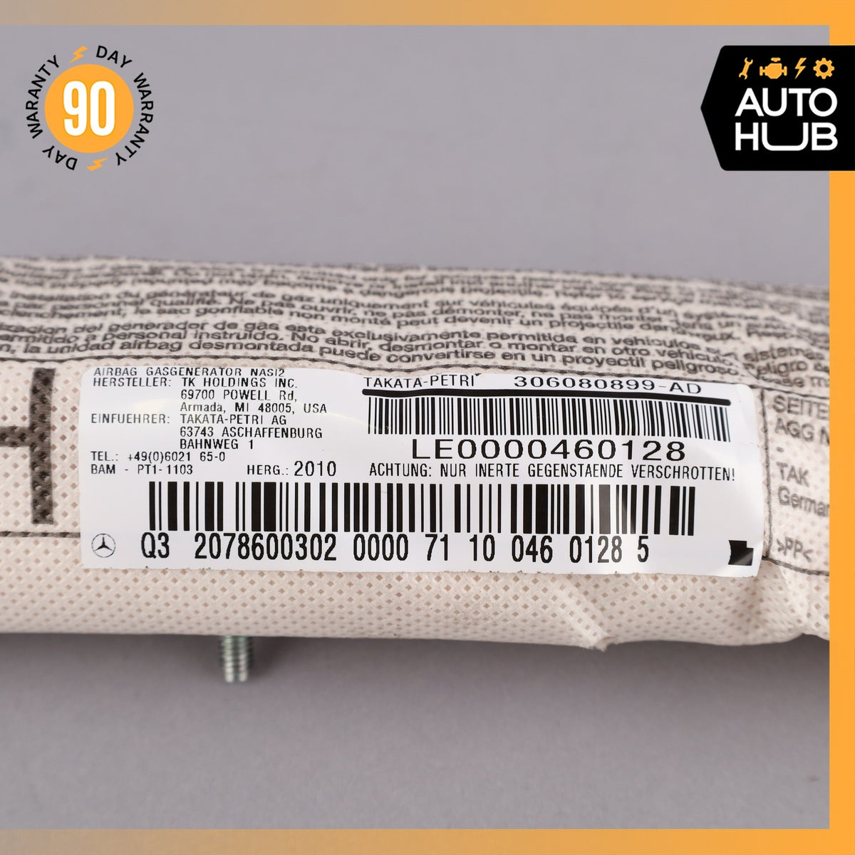 Mercedes W207 E550 E350 C250 Front Left Driver Side Seat Airbag Air Bag OEM - photo 10