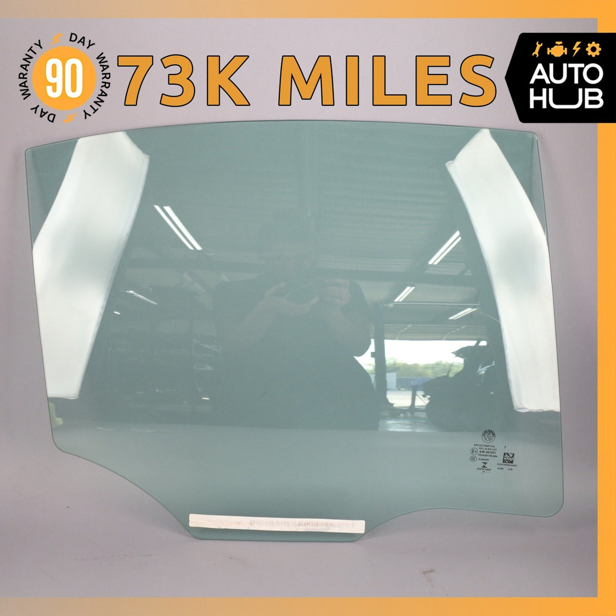 17-26 Alfa Romeo 952 Giulia Rear Right Passenger Door Window Glass OEM 73k - photo 1