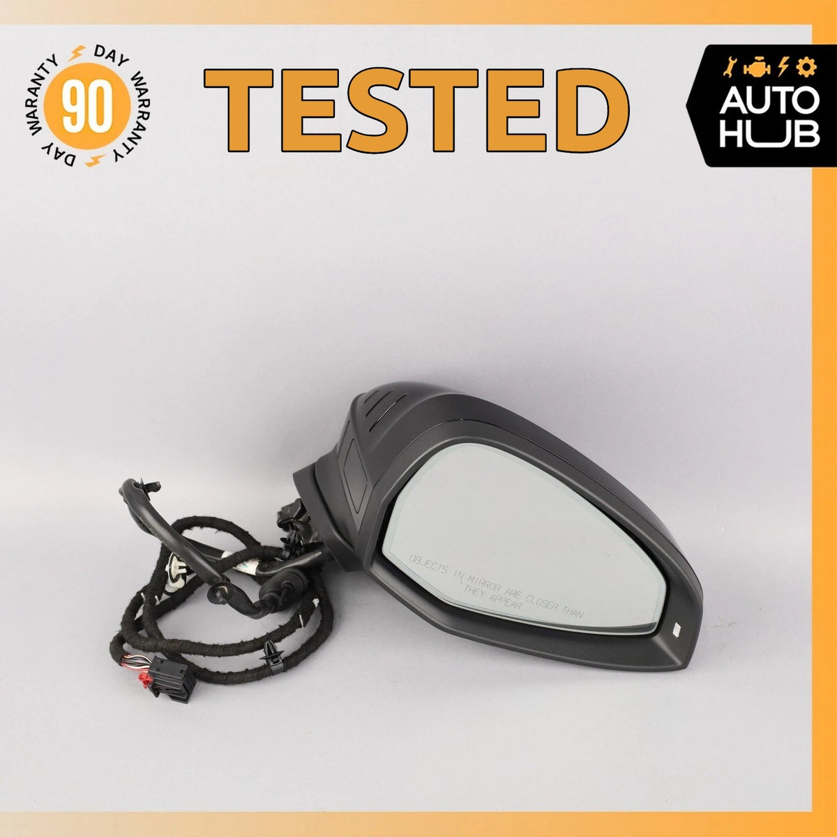 18-24 Audi B9 A5 S5 RS5 Right Rear View Door Mirror w/ Blind Spot OEM - photo 1