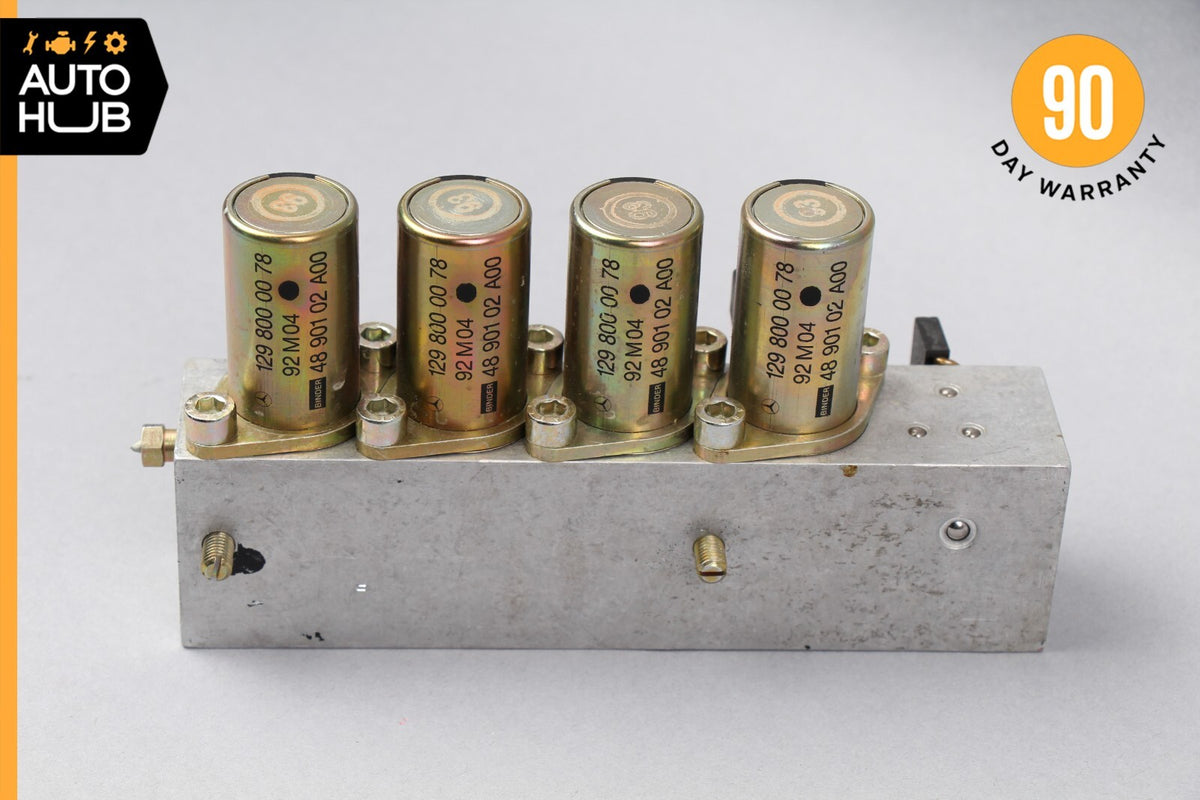 90-02 Mercedes R129 300SL SL500 Right Top Hydraulic Valve Block Solenoid OEM - photo 6