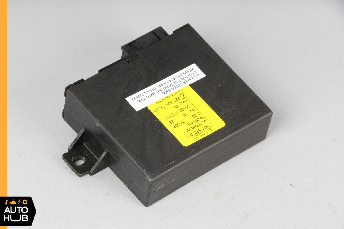 03-06 Mercedes W220 S430 S500 Headlight Head Lamp Control Module Unit 2208203685 - photo 4