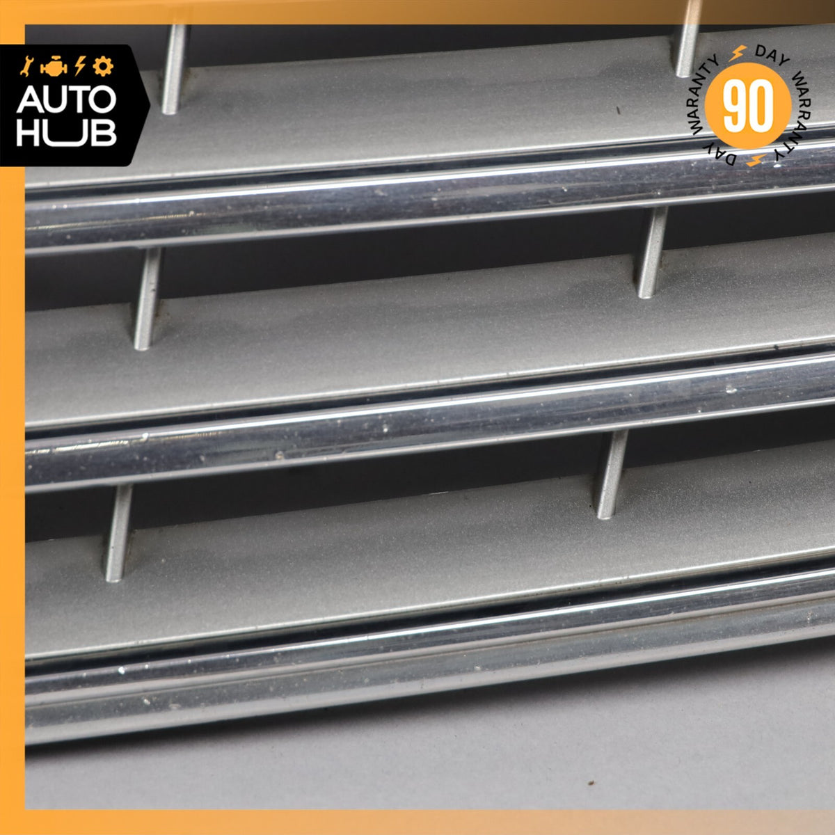 07-09 Mercedes W211 E350 E550 E320 Hood Radiator Grille Grill Chrome OEM - photo 8