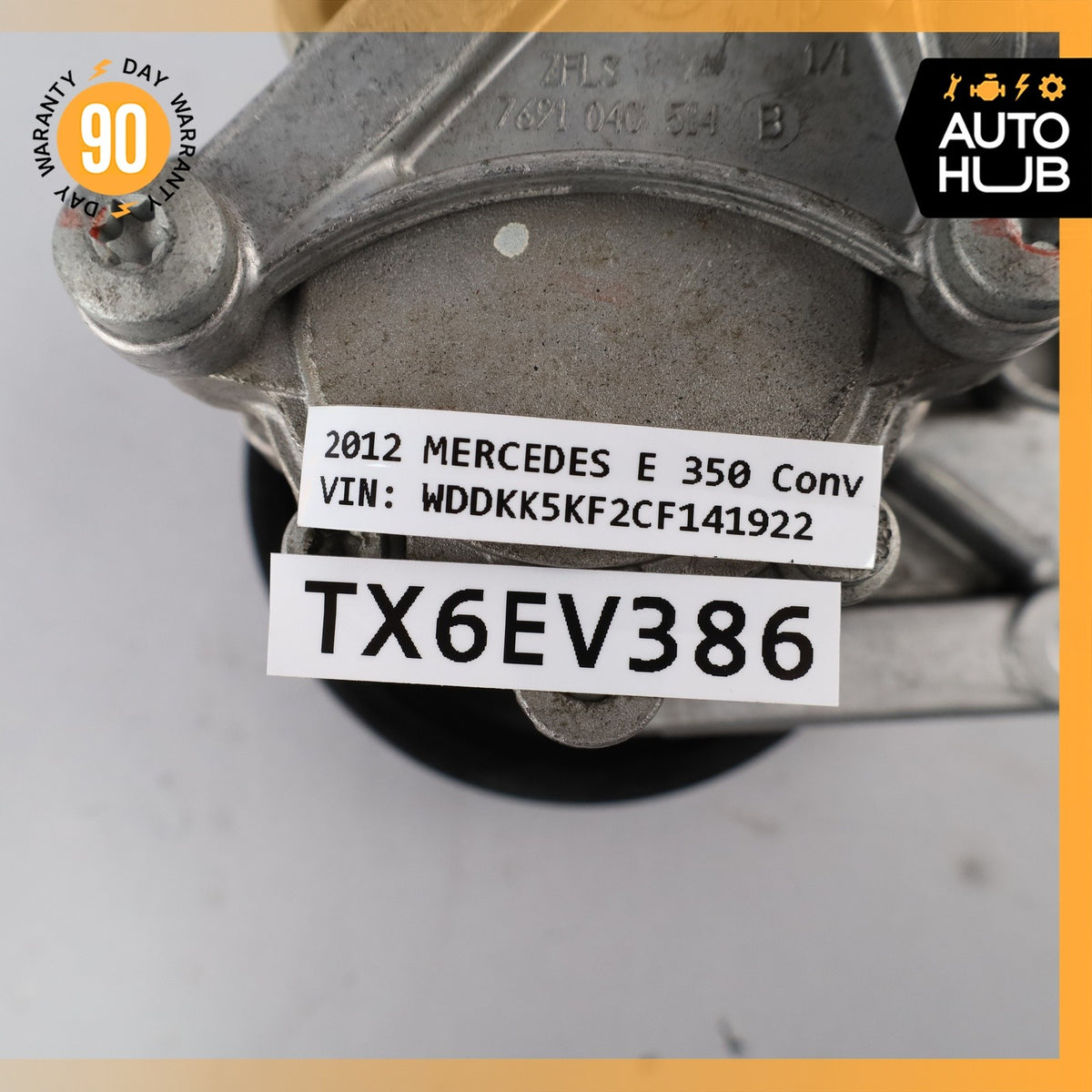 10-17 Mercedes W207 E350 E400 M276 Power Steering Pump 0064666301 OEM 72k - photo 12