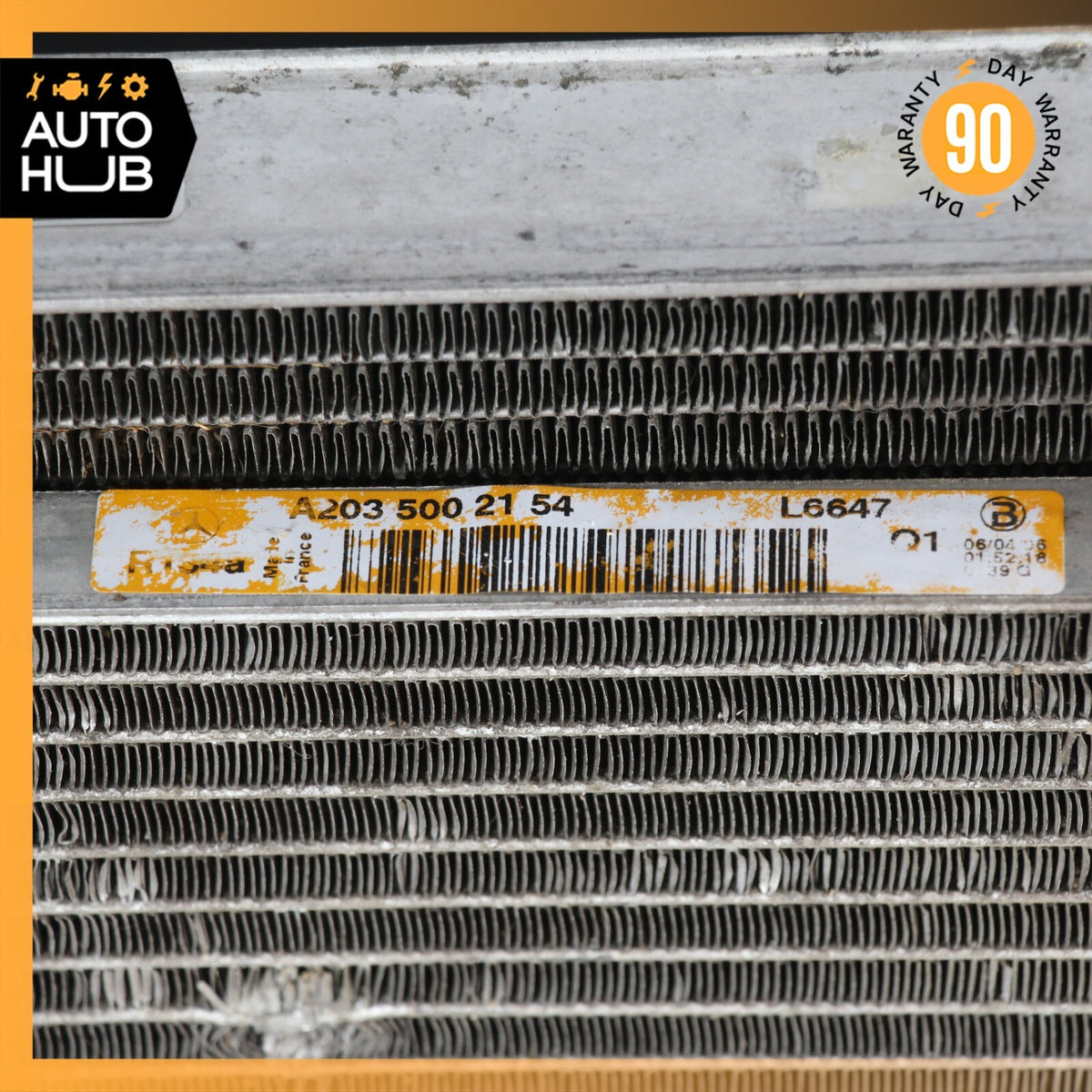 06-07 Mercedes W209 CLK350 C350 Engine Cooling Radiator AC A/C Condenser OEM - photo 9