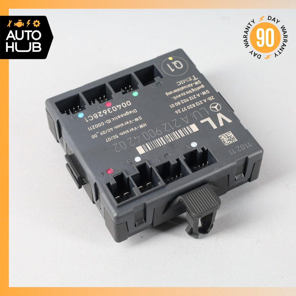08-18 Mercedes W204 C300 SLK350 E400 Front Left Side Door Control Module OEM - photo 2