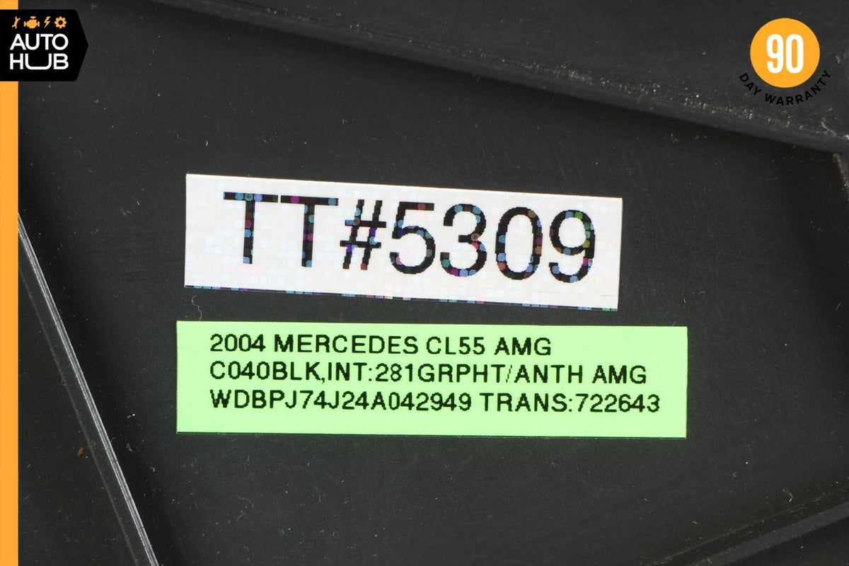 03-06 Mercedes W215 CL55 CL500 Dashboard Dash Board Trim Panel Right Side OEM - photo 12
