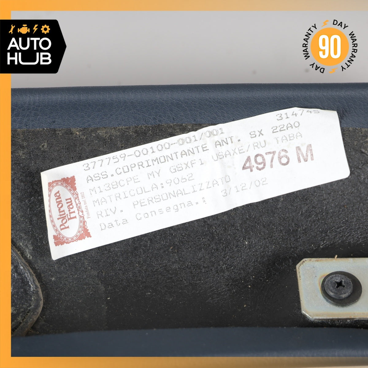 02-07 Maserati 4200 M138 Coupe Front Left Interior Trim Panel A Pillar OEM 31k - photo 16