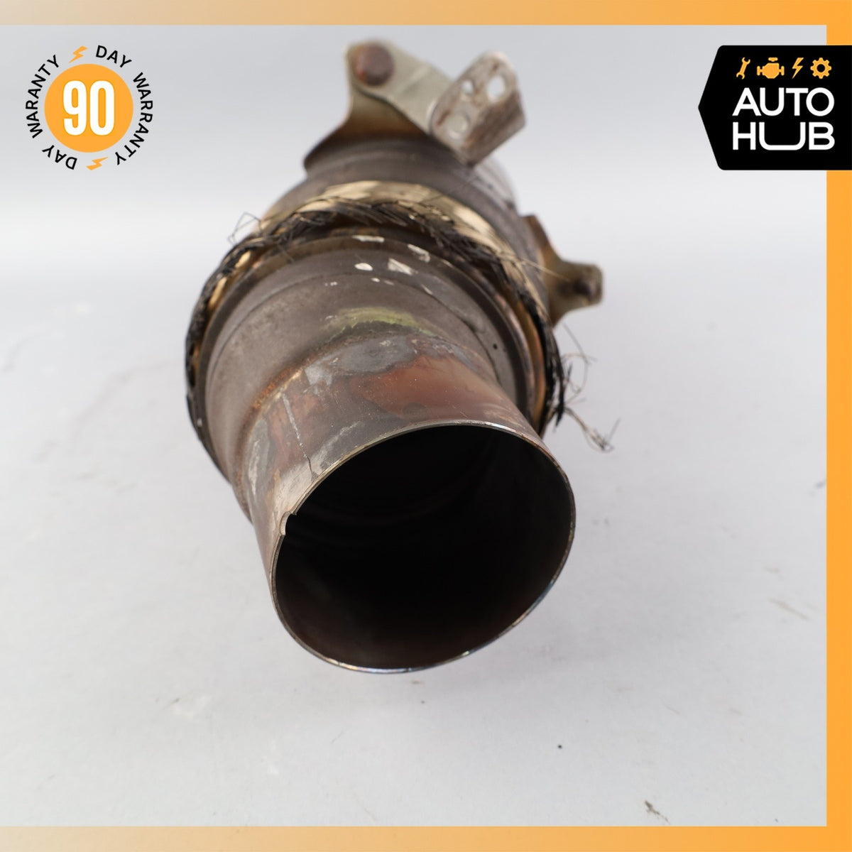 14-19 BMW F15 X5 X6 35i 535i 640i N55 3.0L Exhaust Downpipe 8603905 OEM 86k - photo 7