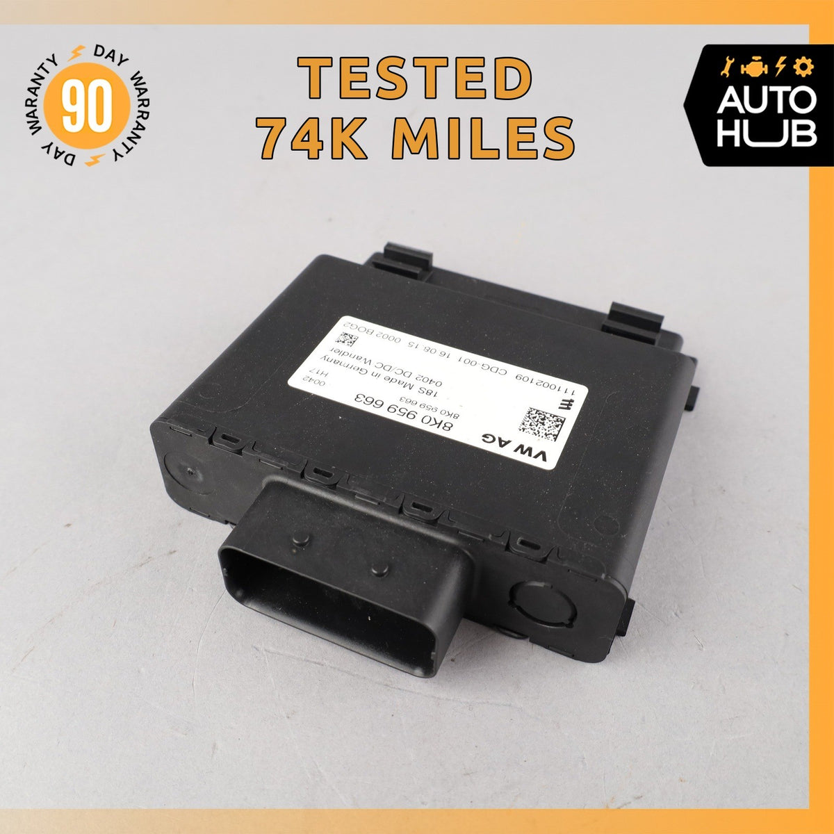 Porsche Macan 95B Voltage Stabilizer Control Module Unit ECU 8K0959663 OEM - photo 1