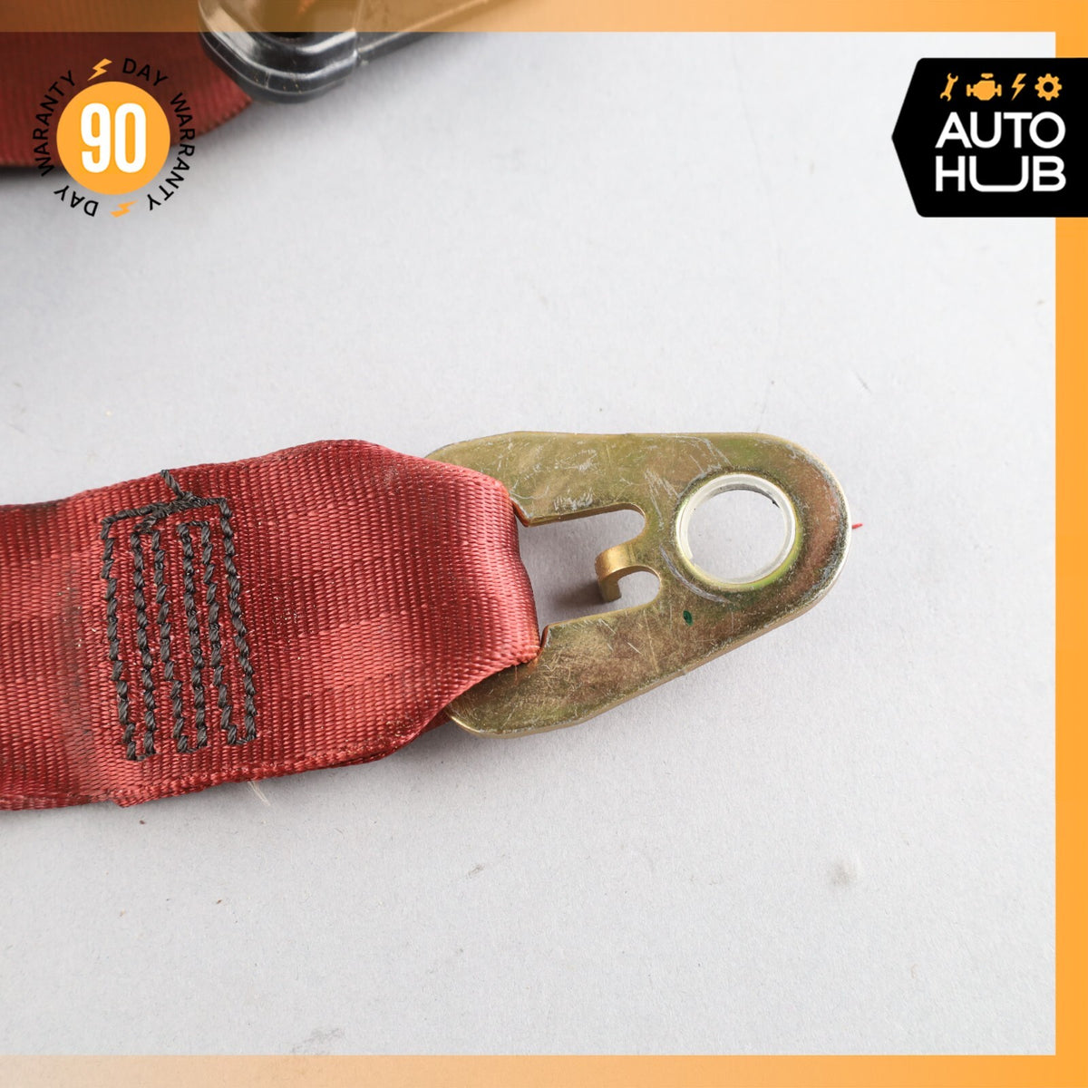 03-06 Bentley Continental GT Front Left Driver Side Seat Belt Red OEM 73k - photo 9