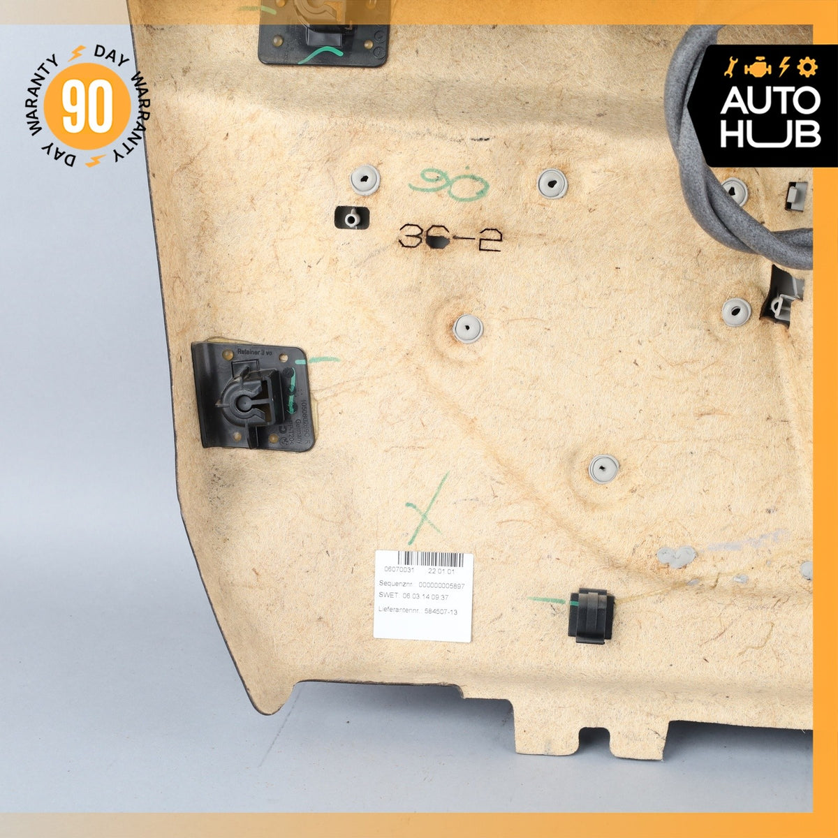 14-17 BMW i3 I01 Front Right Passenger Side Interior Door Panel OEM - photo 14