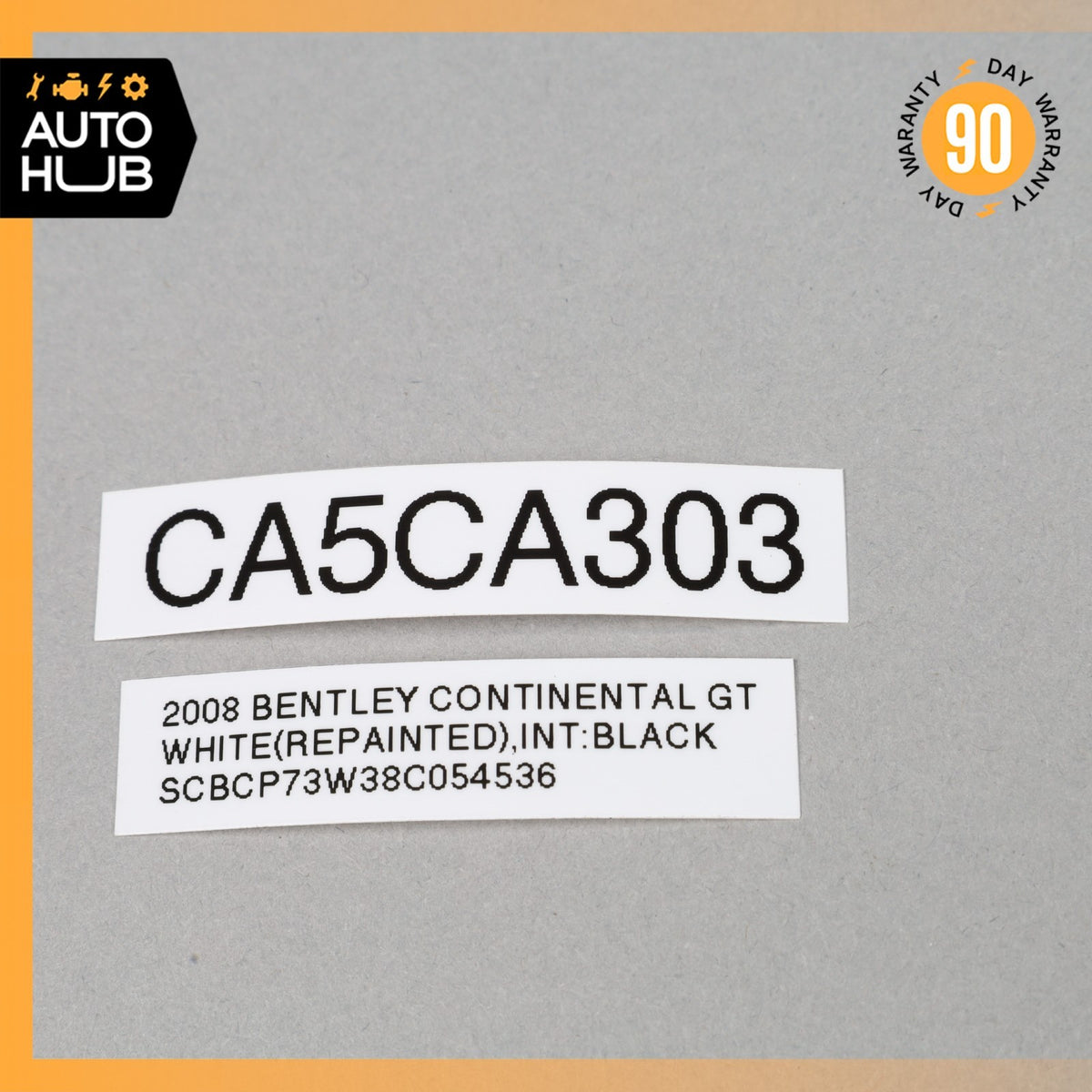 Bentley Continental GT 6.0L Left Exhaust Gas Temperature Sensor 07C919529E OEM - photo 7