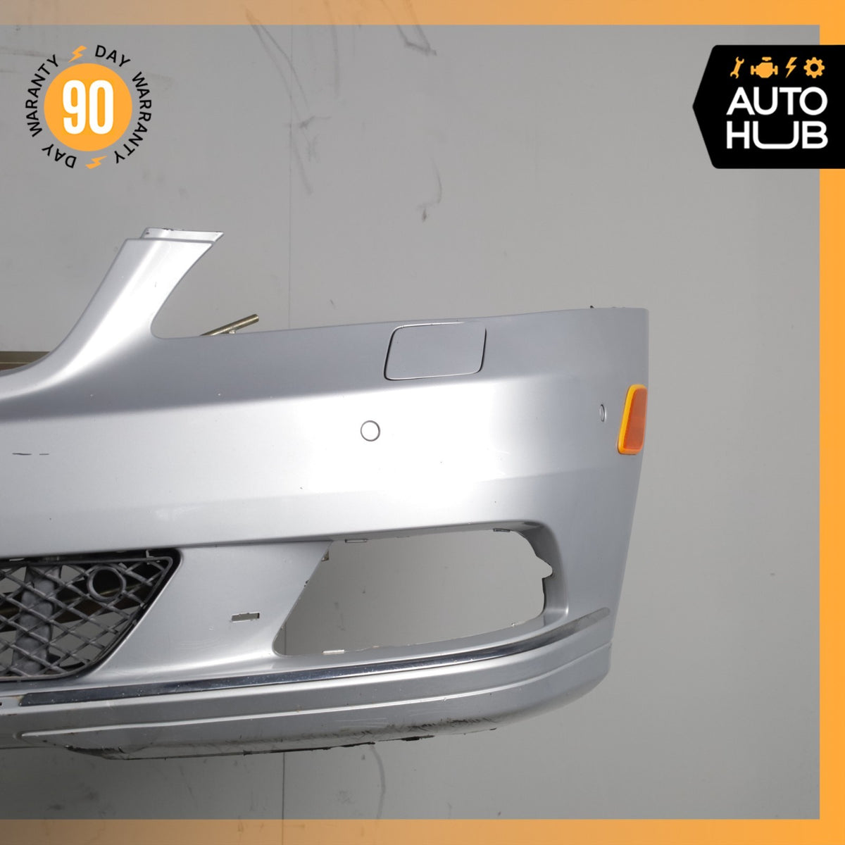 10-13 Mercedes W221 S400 S550 Base Front Bumper Cover Assembly Silver OEM 92k - photo 5