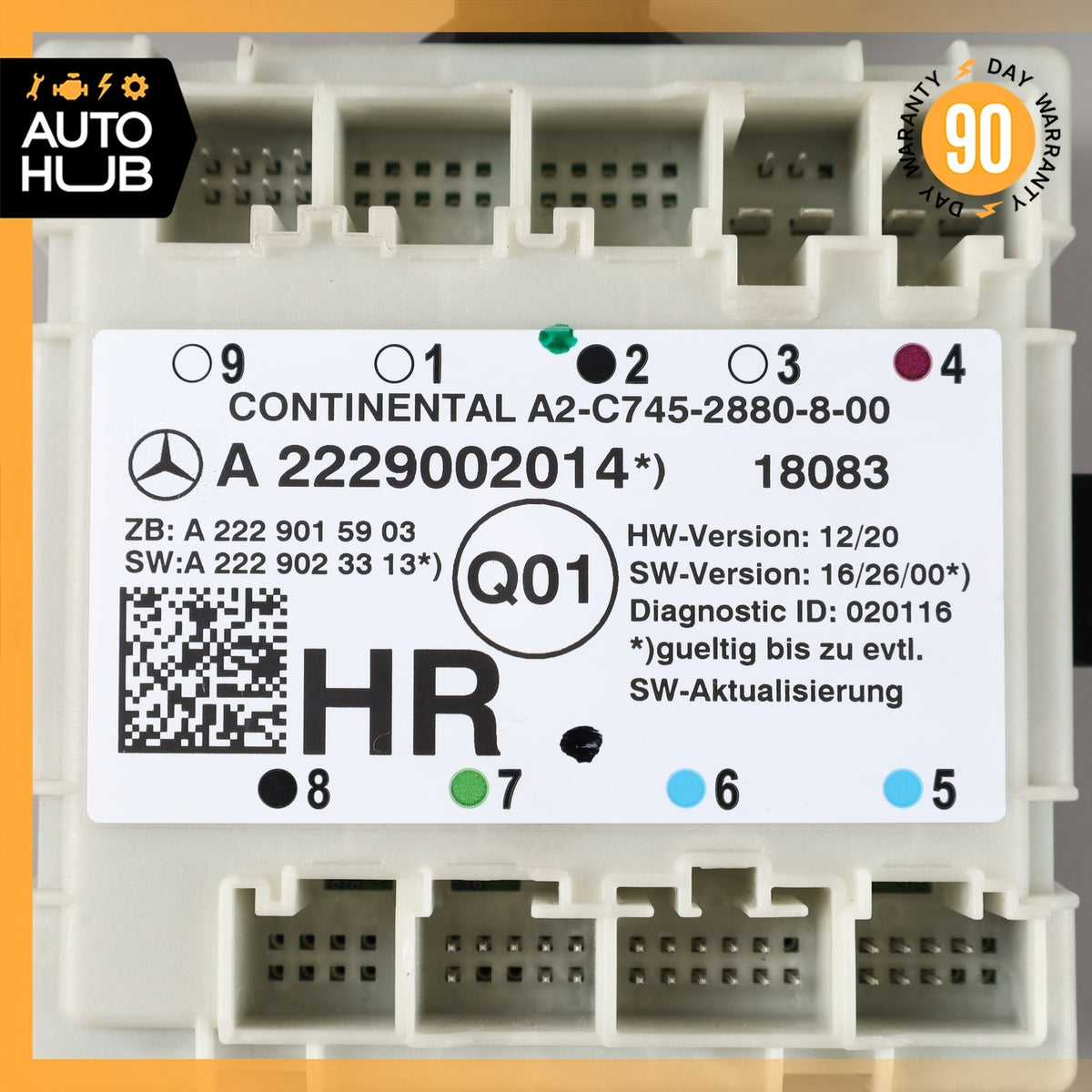16-19 Mercedes X253 GLC300 C300 Rear Right Side Door Control Module OEM - photo 8