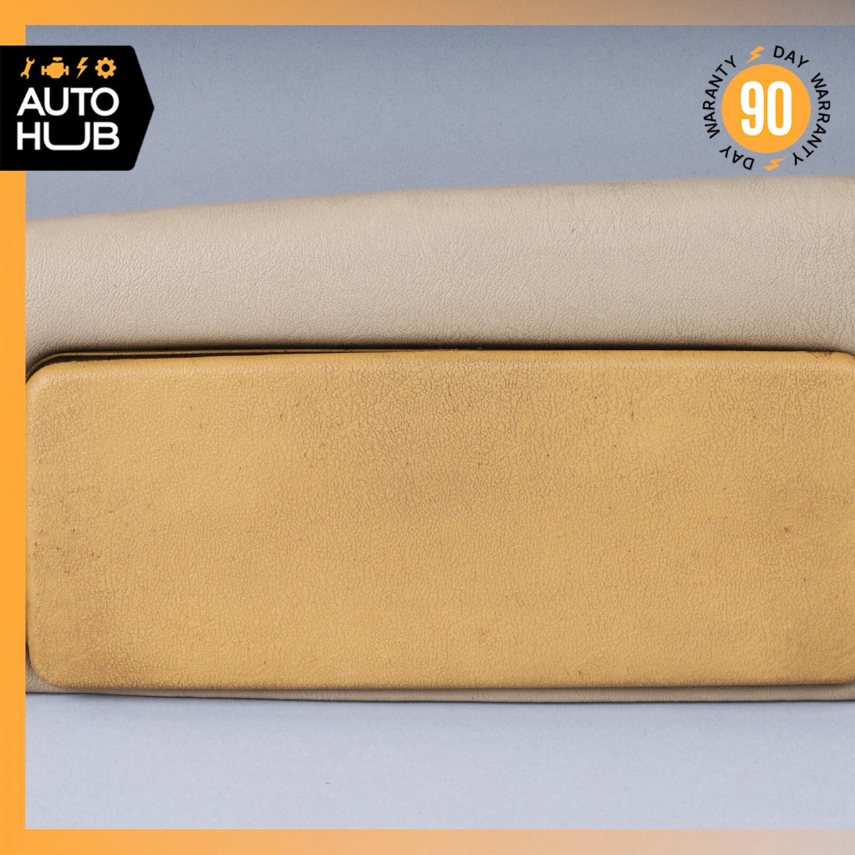90-02 Mercedes R129 SL500 300SL Left Driver Side Sun Visor Sunvisor Beige OEM - photo 3