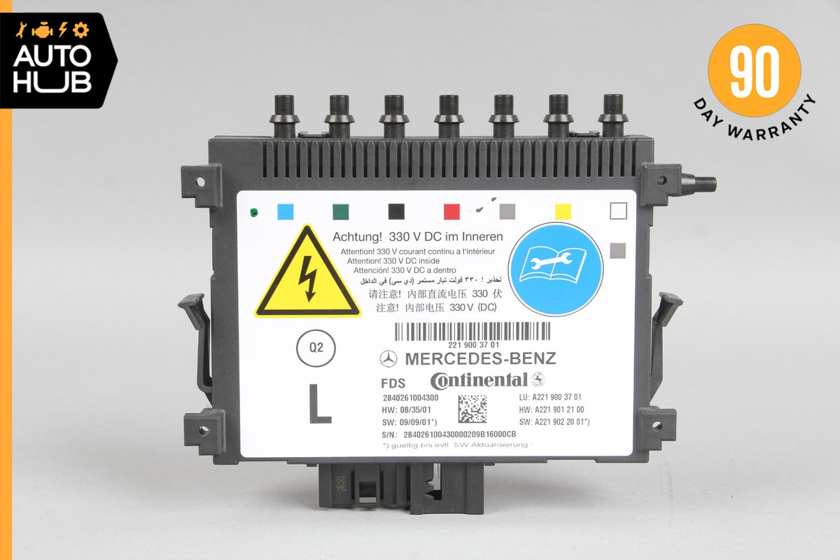 10-13 Mercedes W221 S400 S550 Front Left Seat Dynamic Lumbar Control Module OEM - photo 1