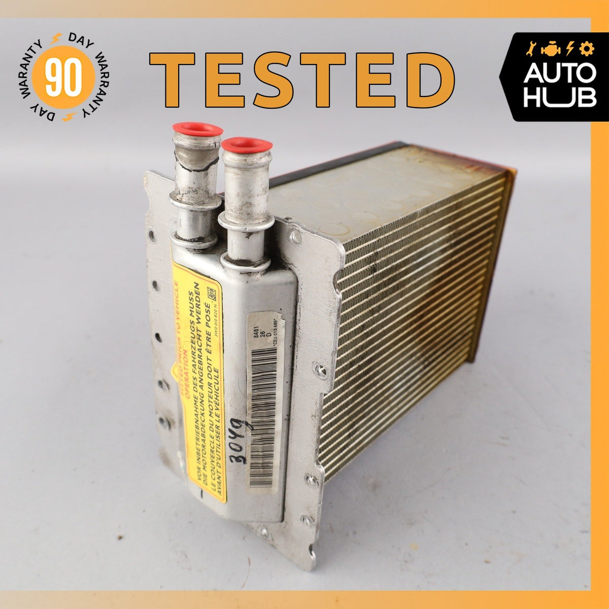 Audi D4 A8 RS7 / Bentley Continental GTC 4.0L V8 Engine Intercooler Radiator OEM - photo 3