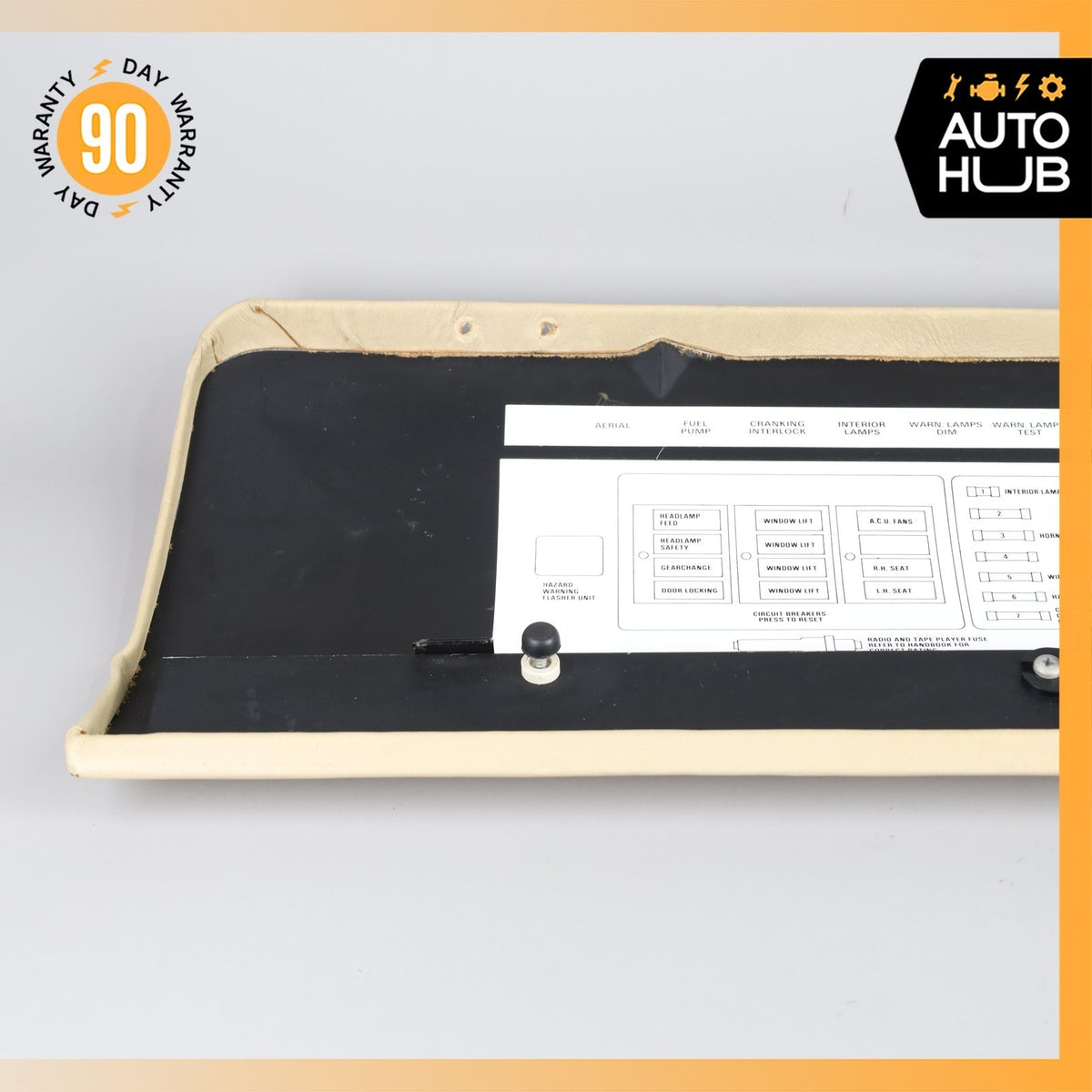 81-84 Rolls Royce Silver Spirit Under Dash Dashboard Fuse Box Cover Trim OEM - photo 13
