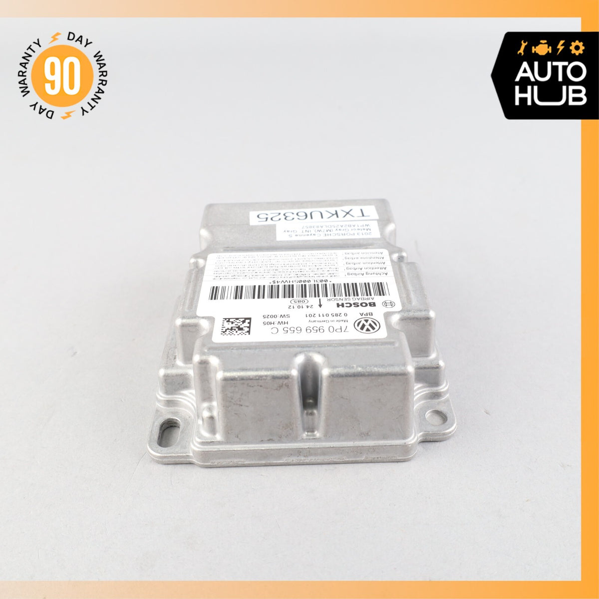 11-14 Porsche Cayenne 958 S Airbag Air Bag Sensor SRS Control Module OEM - photo 3