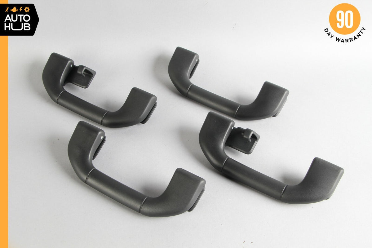 08-18 Mercedes W212 E350 C300 Roof Overhead Interior Safety Handle Set Black OEM - photo 1