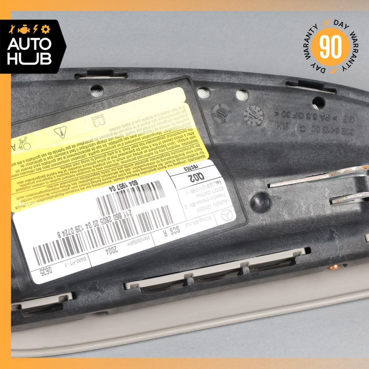 03-06 Mercedes W211 E320 CLS500 E500 Front Right Passenger Side Seat Airbag OEM - photo 8