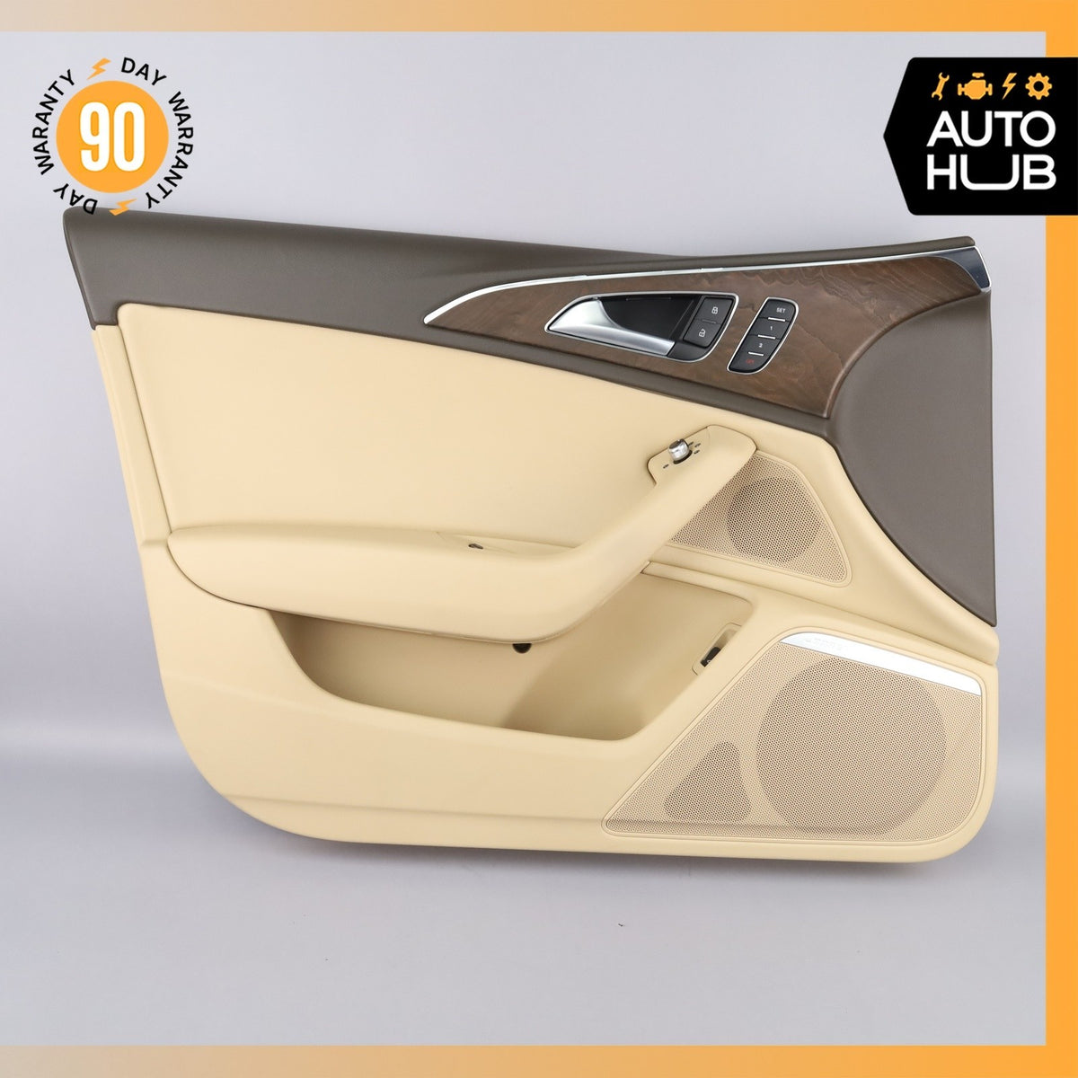 12-18 Audi C7 A6 S6 Front Left Side Interior Door Panel 4G1867103AC OEM 75k - photo 2