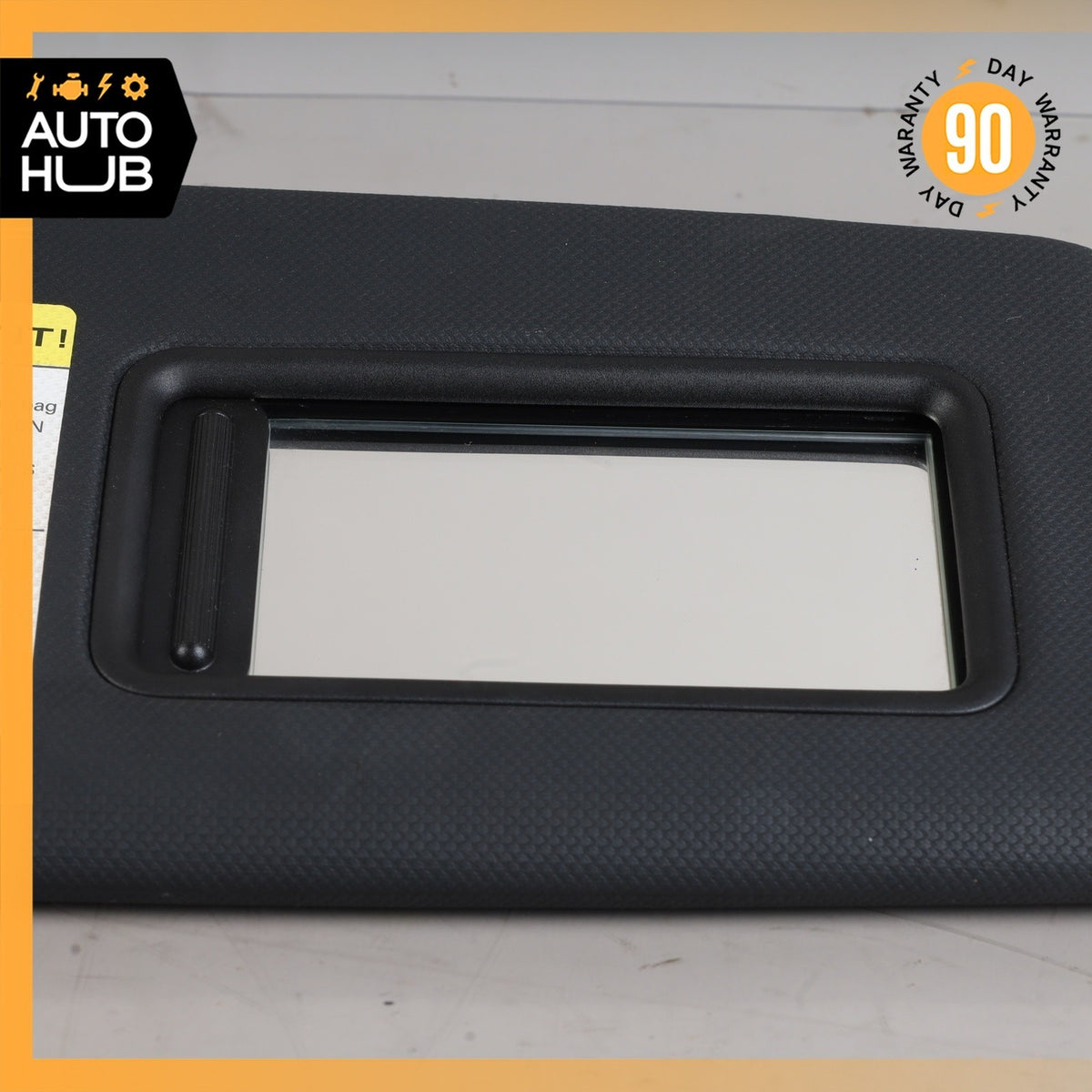 Audi 8J TT Coupe Right Passenger Side Sunvisor Sun Visor Black OEM - photo 7