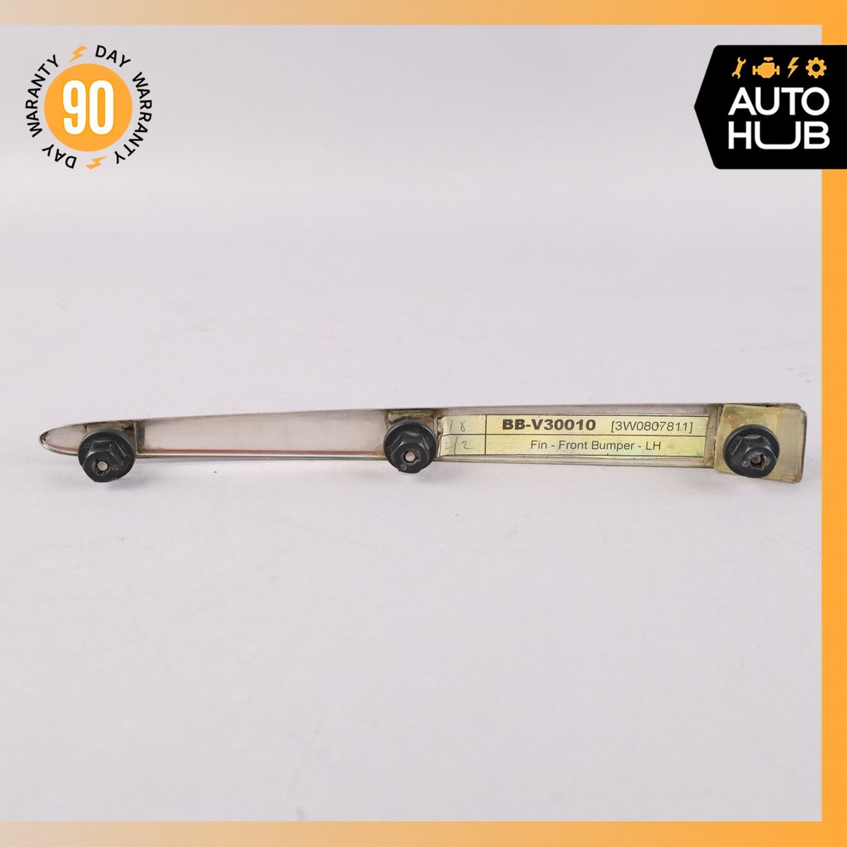 03-10 Bentley Continental GTC GT Front Left Side Bumper Molding Trim OEM - photo 7