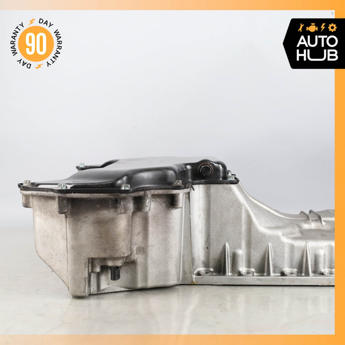 07-12 Mercedes R230 SL550 CLS550 E550 CLK550 Upper & Lower Oil Pan Section OEM - photo 13
