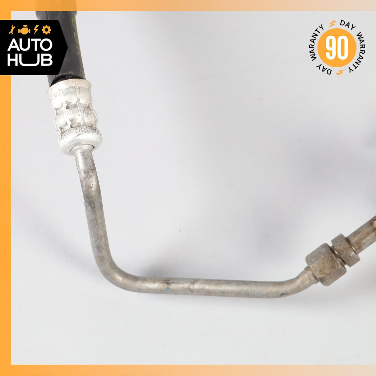 Porsche Cayenne 958 Hybrid S Power Steering Hose Pipe Line Set OEM - photo 3
