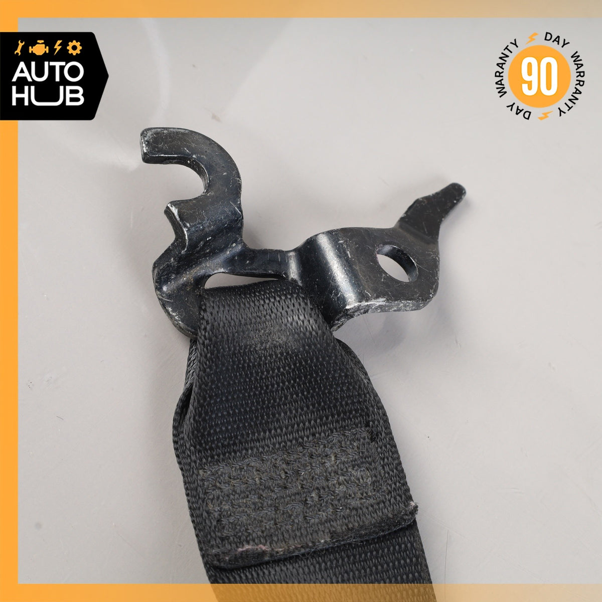 BMW E90 328i 335i Front Left Driver Side Seatbelt Seat Belt Black OEM 67k - photo 4