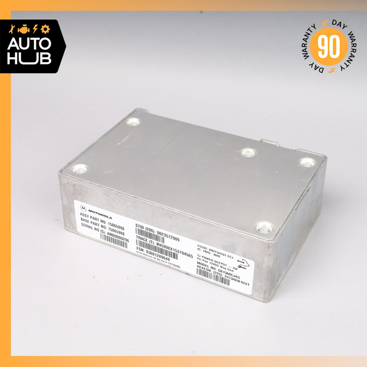 04-06 Cadillac XLR Communication Interface Module 15865998 OEM 58k - photo 2
