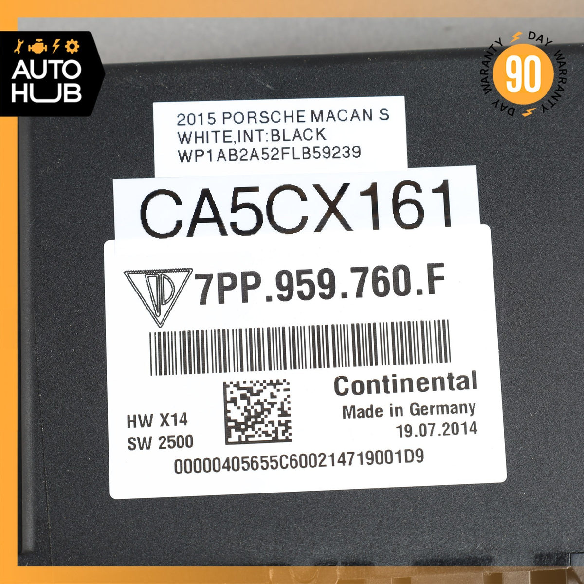 Porsche Macan 95B Front Left or Right Side Seat Control Module 7PP959760F OEM - photo 8