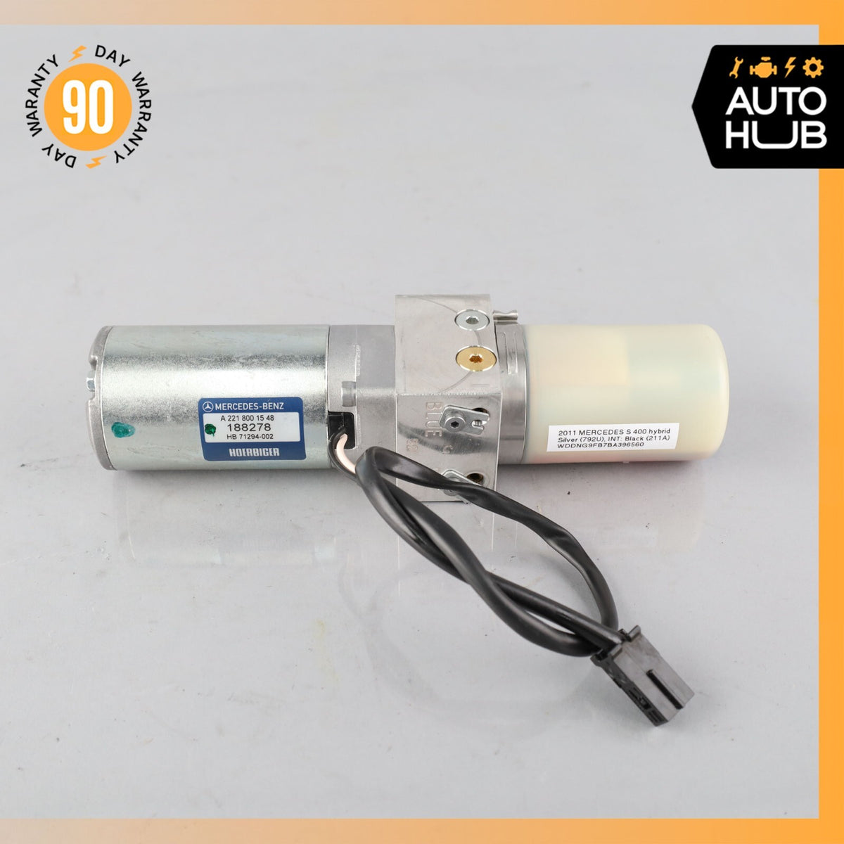 07-13 Mercedes W221 S400 S63 Trunk Lid Locking Hydraulic Pull Down Pump OEM 77k - photo 12