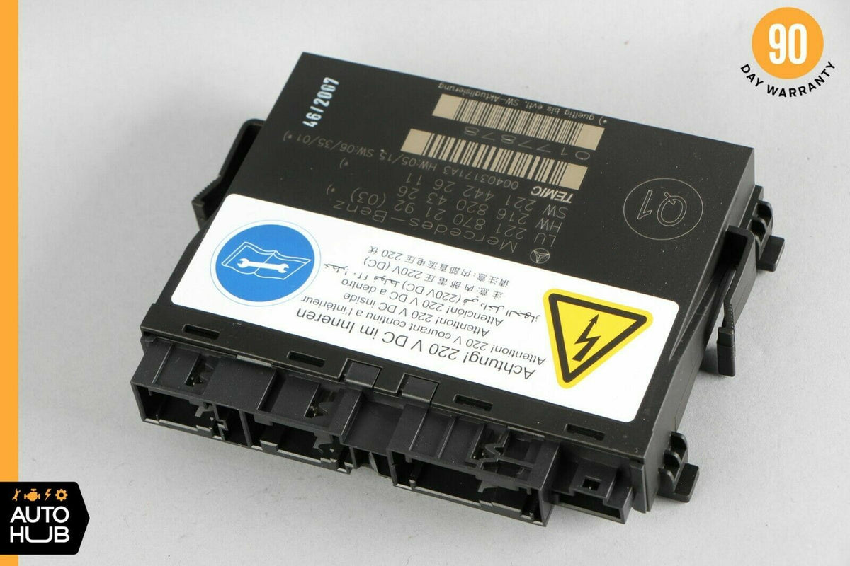 07-10 Mercedes W221 S600 S63 Front Left or Right Seat Contour Control Module OEM - photo 2