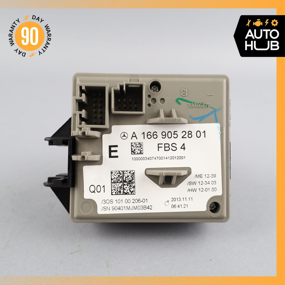 14-18 Mercedes W166 ML350 GL350 Ignition Switch Module 1669052801 OEM 84k - photo 12