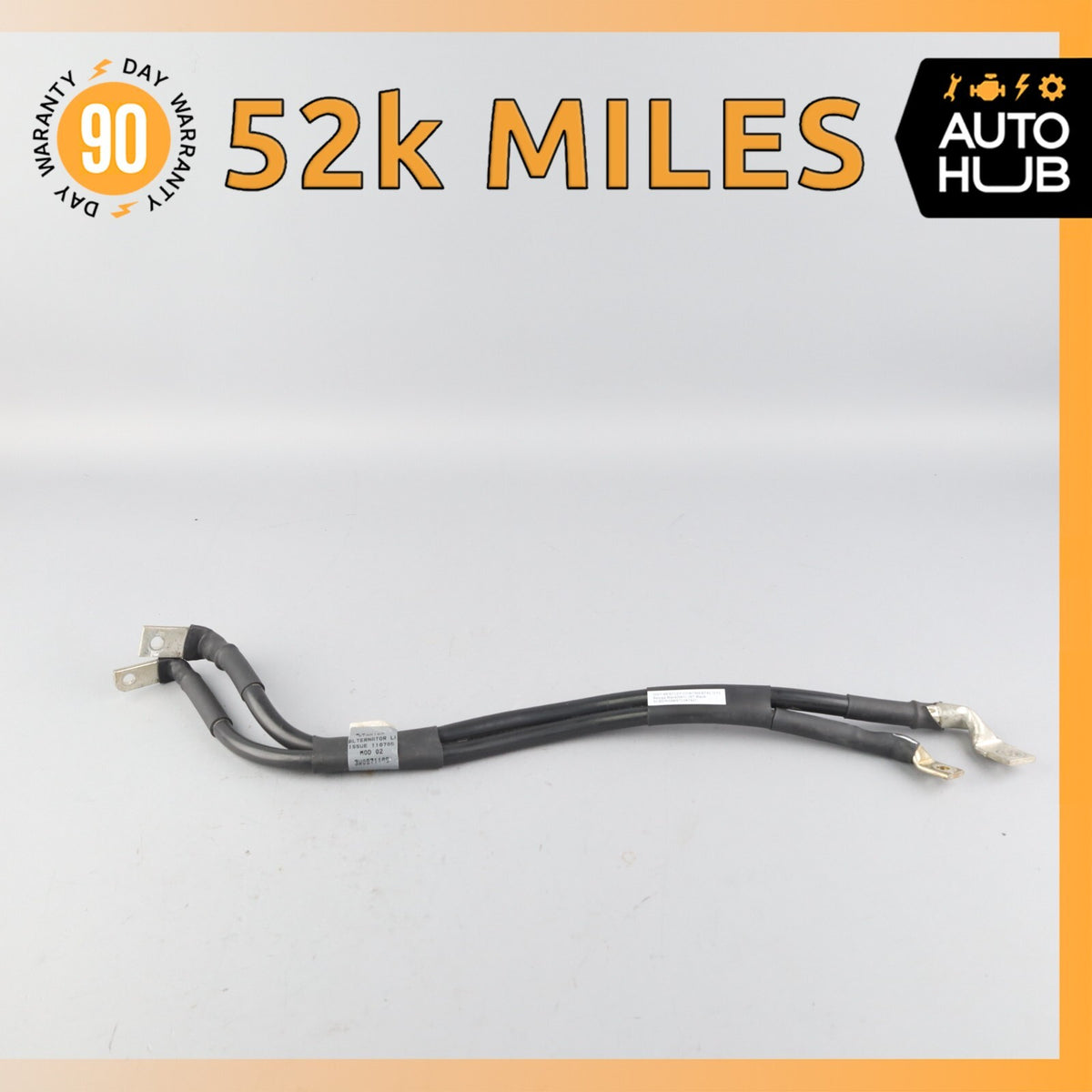 03-13 Bentley Continental GTC GT Battery Starter Alternator Cable Harness OEM - photo 1