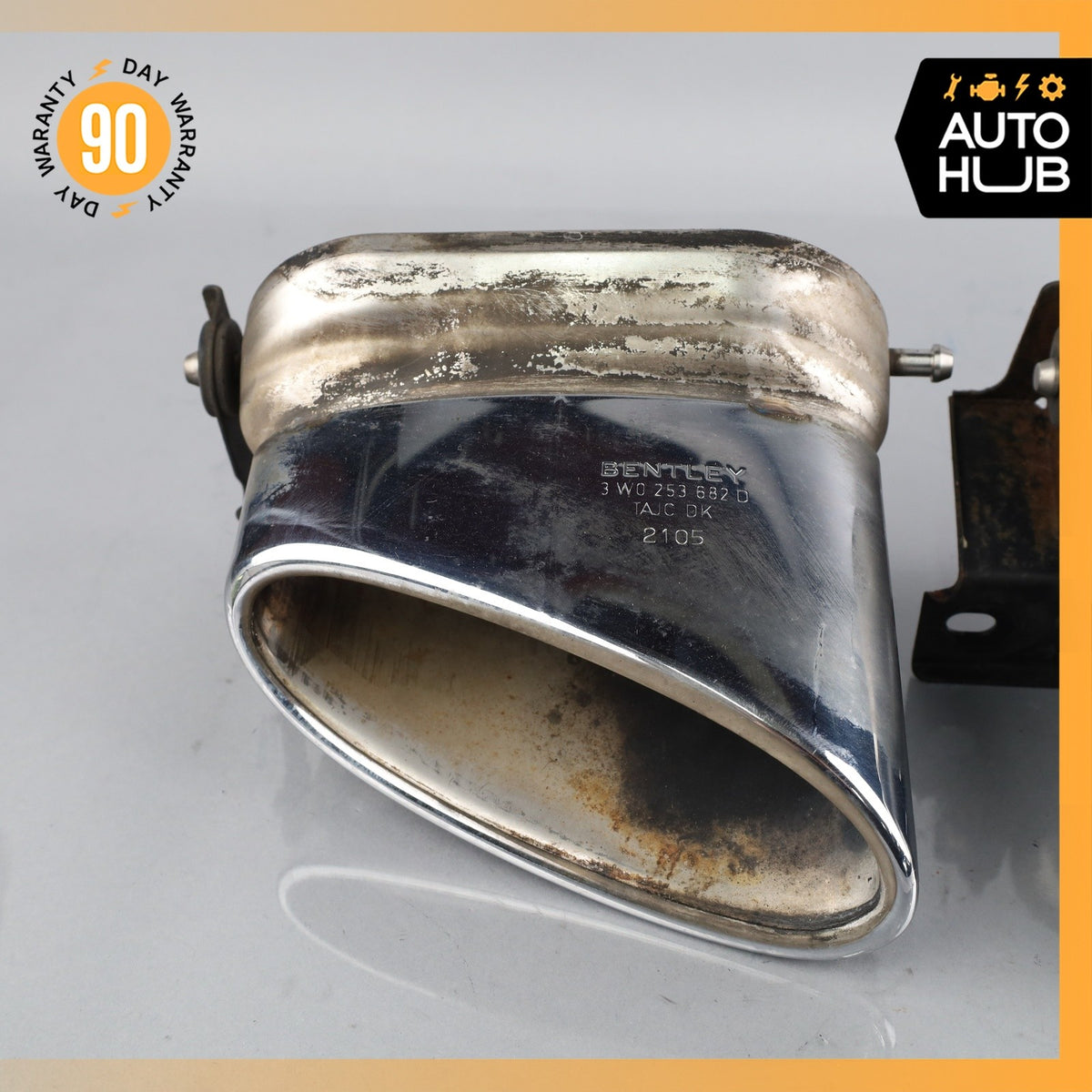 Bentley Continental Flying Spur Exhaust Muffler Tips Left & Right Set OEM - photo 2