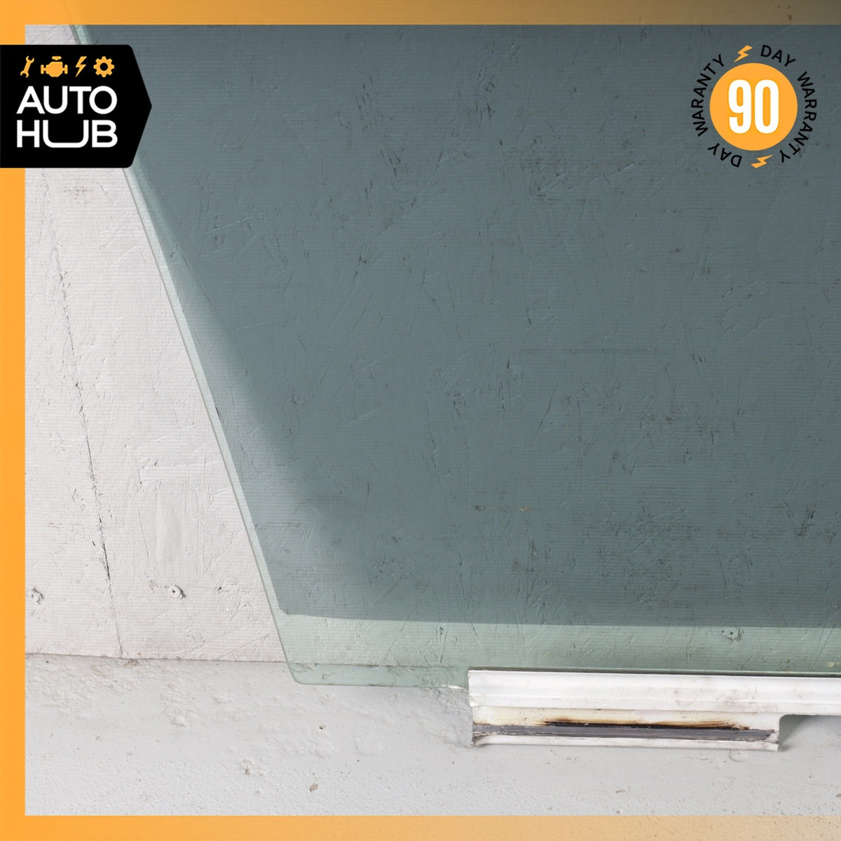 90-93 Mercedes 300E Front Left Driver Side Door Window Glass OEM - photo 12