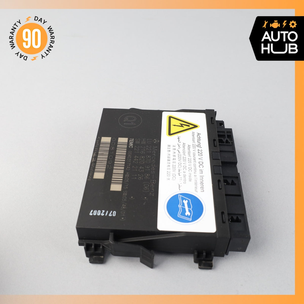 07-10 Mercedes W216 CL600 Front Left or Right Seat Contour Control Module OEM - photo 4