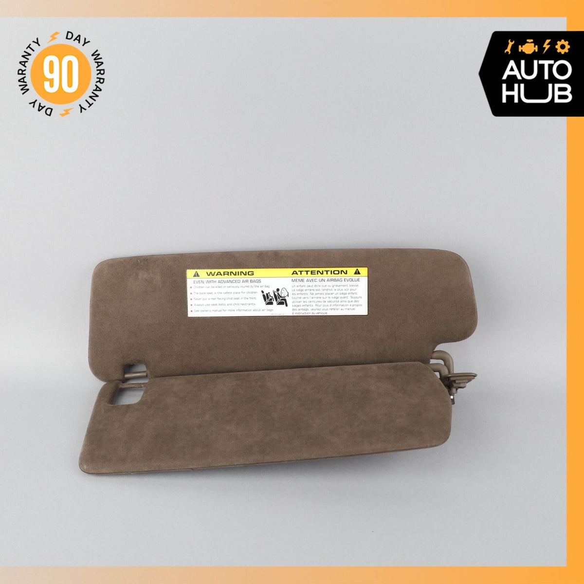 11-14 Porsche Cayenne 958 GTS Sun Visor Sunvisor Right Side Suede OEM - photo 6