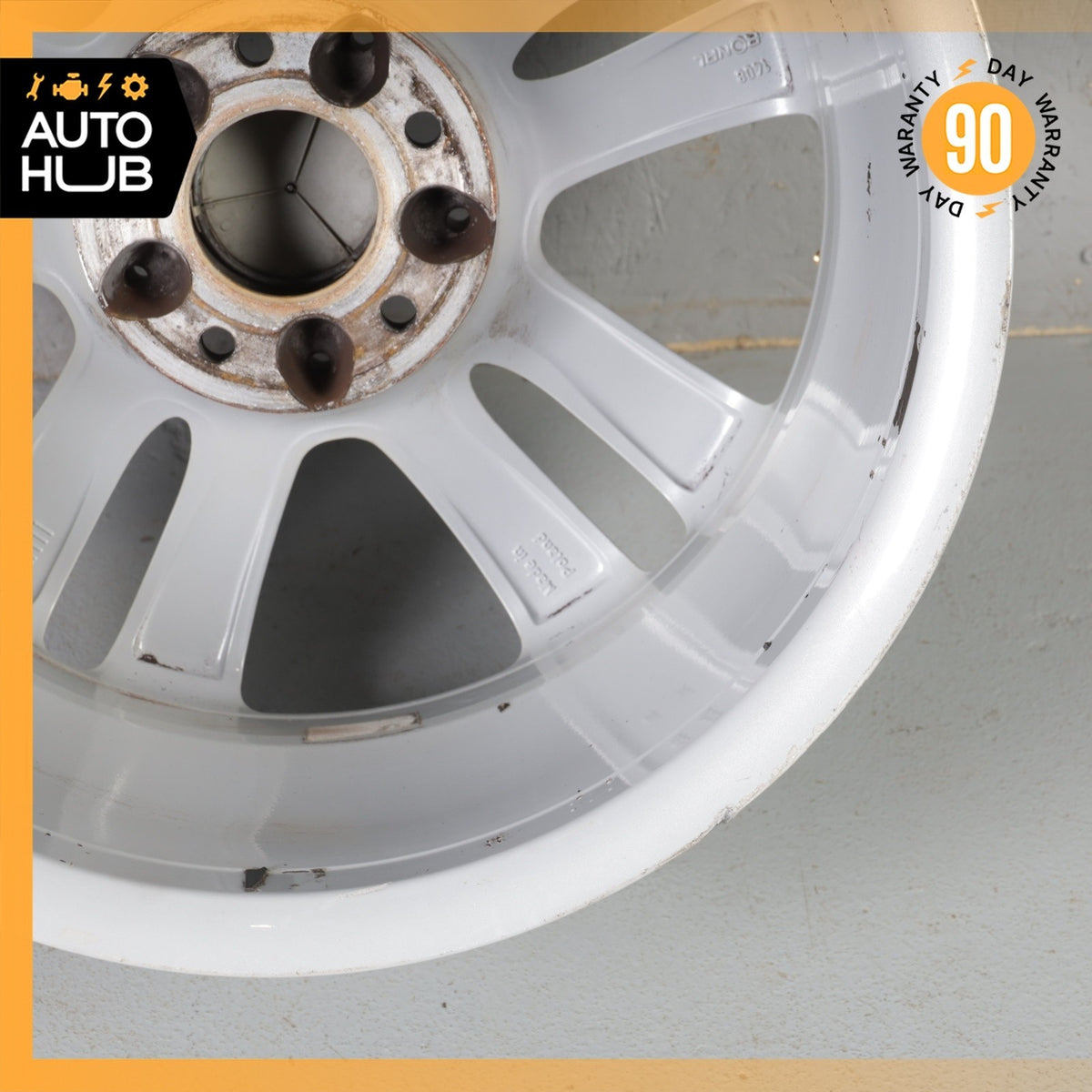 Mercedes W209 CLK350 SLK350 7.5 x 17 17" Front Wheel Rim Silver 2094014102 OEM - photo 15