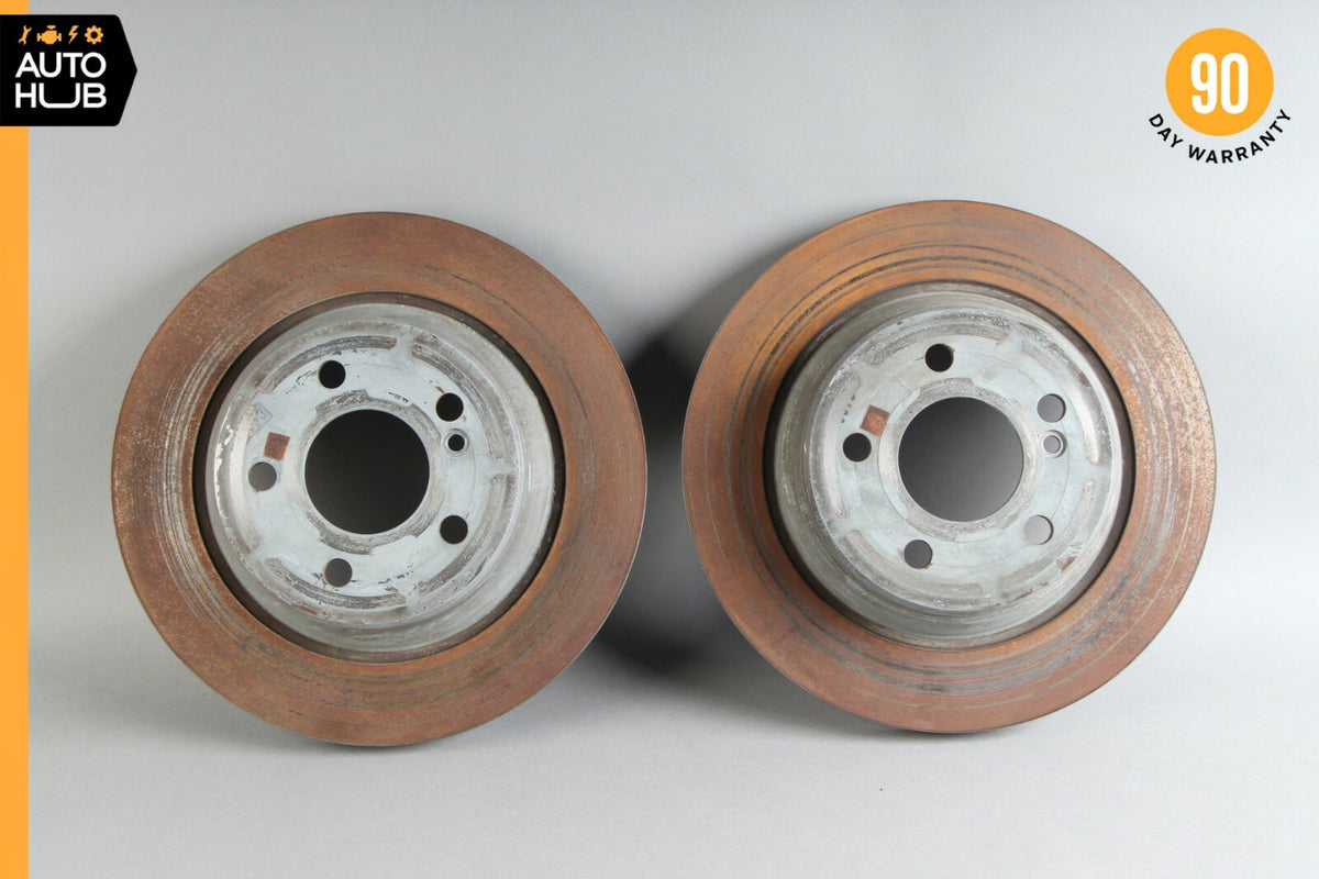 10-18 Mercedes W212 E400 Rear Brake Rotors Disc Left & Right Set 0004230912 OEM - photo 1