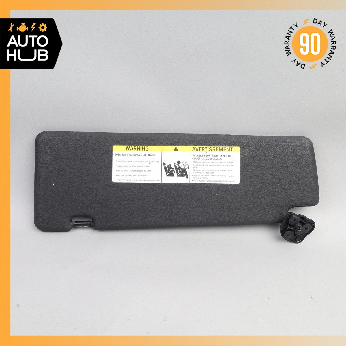 07-13 BMW E70 X5 Right Passenger Side Sunvisor Sun Visor OEM - photo 7