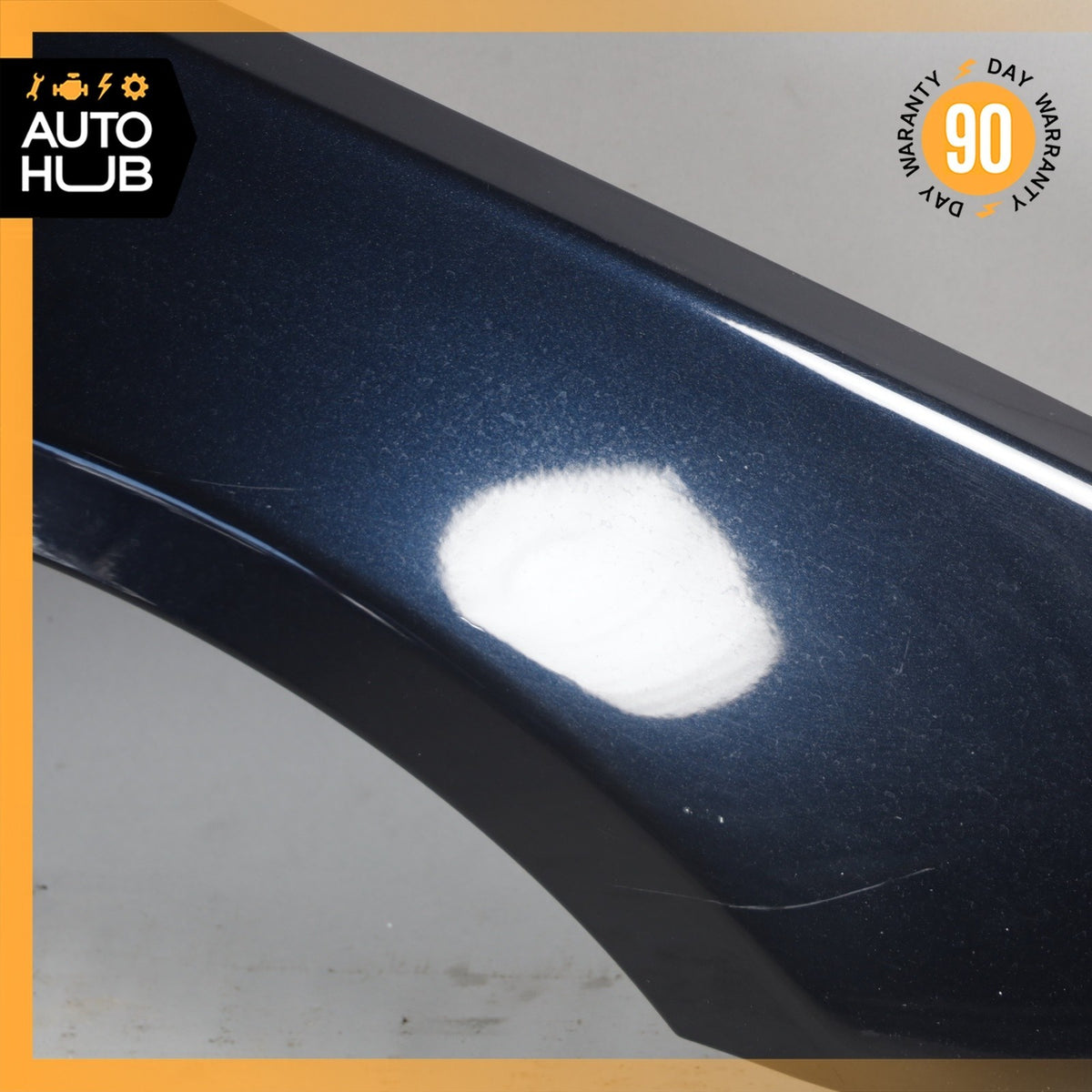 04-10 BMW E60 550i 528i Front Right Passenger Side Fender Panel Black OEM - photo 3
