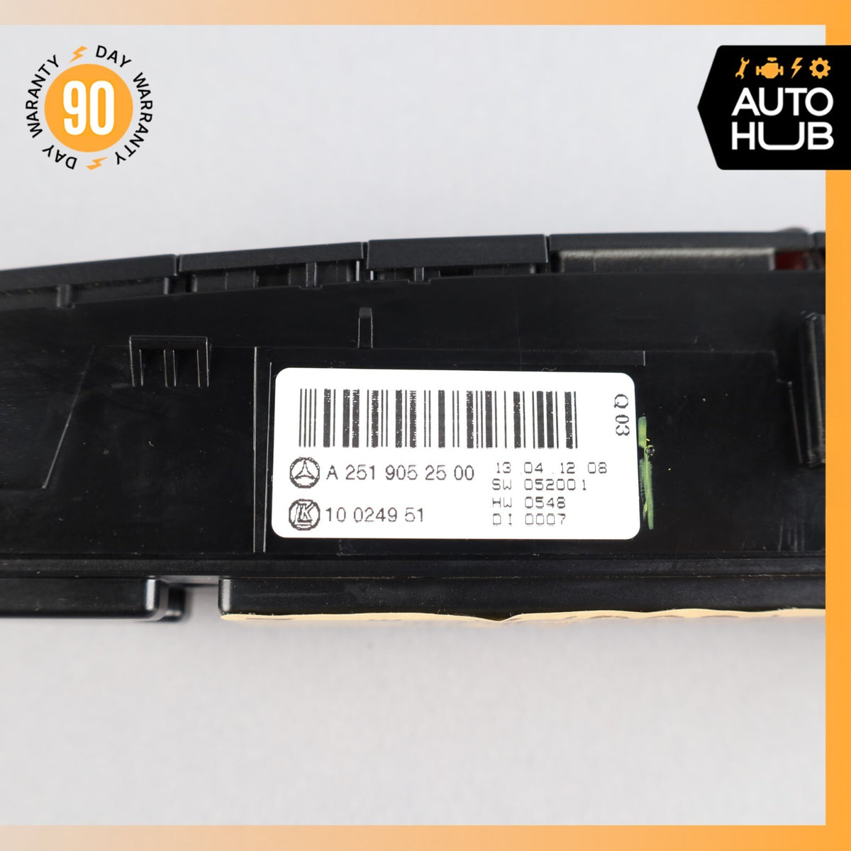11-13 Mercedes W251 R350 Center Dashboard Hazard ESP Control Switch OEM - photo 11